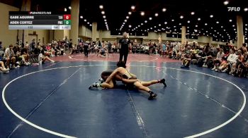 132 lbs Round 5 (6 Team) - Gabe Aguirre, Team Shutt Weston vs Aden Cortez, PWC