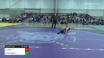 64 lbs Quarterfinal - Grayden Japp, Nebraska Wrestling Academy vs Rocco Dominguez, Team Balch