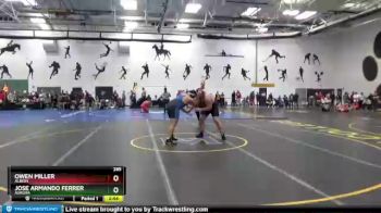 285 lbs Semifinal - Owen Miller, Albion vs Jose Armando Ferrer, Aurora