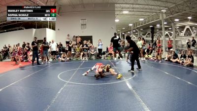 57 lbs Finals (8 Team) - Maisley Martines, Girls With Grit vs Sophia Schulz, Misfits Of The Uprising