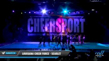 Louisiana Cheer Force - Scarlet [2021 L2 Senior - Medium Day 1] 2021 CHEERSPORT National Cheerleading Championship