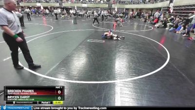 45-50 lbs Cons. Semi - Brycen Darst, Hartford Wrestling Club vs Brecken Phares, Team Nazar Training Center