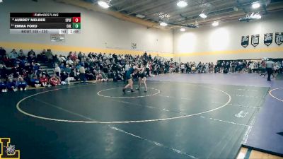 120 lbs Champ. Round 2 - Emma Ford, Collinsville vs Aubrey Melber, St. Pius X (Festus)