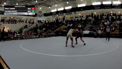 157 lbs Quarters & 1st Wb (16 Team) - Paul Lanier, Woodland, Cartersville vs Kayden Drury, Ware County