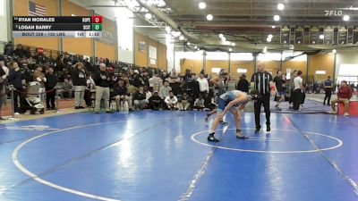 120 lbs Quarterfinal - Ryan Morales, Hope vs Logan Barry, Scituate