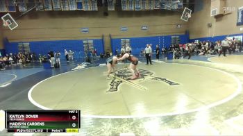 235lbs Cons. Round 6 - Kaitlyn Dover, Yelm (Girls) vs Madisyn Cardens, Skyview (Girls)