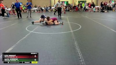 115 lbs Round 2 (6 Team) - Levi Wright, Machine Shed WC vs Nate Morrow, Henlopen Hammers