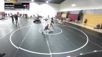 125-130 lbs Round 5 - Shenen ONeil, Team Thunder vs Emma Molina, Wolves Den Wrestling Club