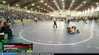 215 lbs Cons. Round 3 - Larsen Dixon, Summit Academy vs Cooper Valencia, Roy