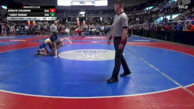 1-5A 126 Semifinal - Lesly Duran, Beauregard HS vs Ashlyn Coleman, Weaver