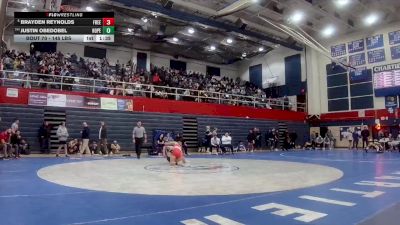 145 lbs Round Of 16 - Brayden Reynolds, Freedom vs Justin Obedobel, Hopewell