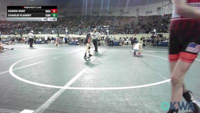 86 lbs Round Of 16 - Kaiden Burt, Wagoner Takedown Club vs Charlie Flanery, Cowboy Wrestling Club