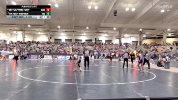 A 132 lbs Cons. Round 2 - Bryce Vanstory, Station Camp High School vs Skylar Hedges, Fairview High School