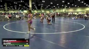 110 lbs Round 4 (8 Team) - Skyler Randolph, Red Knights vs Mia Burke, Hawkstyle MX Elite