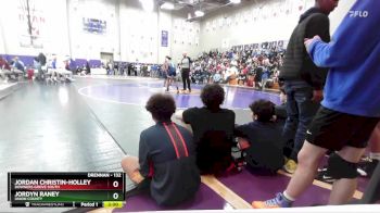 132 lbs Champ. Round 2 - Jordyn Raney, Union County vs Jordan Christin-Holley, Downers Grove South