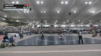 A 138 lbs 1st Place Match - Noah Eller, Gibbs High School vs Zedediah Hulet, Anderson Co. High School