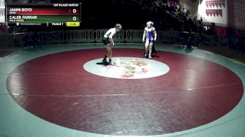 144 lbs 1st Place Match - Caleb Farrar, Palo Verde vs Jahmi Boyd, Basic