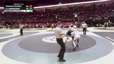126 lbs Cons. Quarters - A.J. Dubendorfer, Whitmer vs Jonathan Fritinger, Moeller