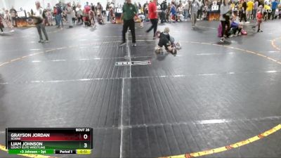 65 lbs Semifinal - Liam Johnson, Legacy Elite Wrestling vs Grayson Jordan, SCSOW