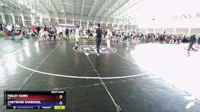 115 lbs Quarterfinal - Finley Korn, AZ vs Cheyenne Sandoval, CA