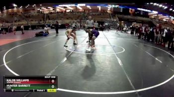 120 lbs Cons. Round 2 - Kalob Williams, Winter Springs vs Hunter Barrett, Cass