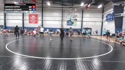 88 lbs Santiago Zapata, Georgia vs Daemeon Coleman, Florida Red