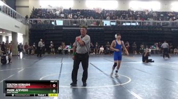 125 lbs Cons. Round 3 - Colton Kobashi, Fresno City College vs Mark Acevedo, Unattached