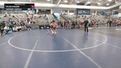 106 lbs Semis - Dylan Coulson vs Anthony Castillo, Victory Wrestling Club - VTC