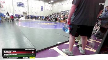 106 lbs Champ. Round 3 - Donte Majors, Overton vs Ryan Dietrick, Ravenwood