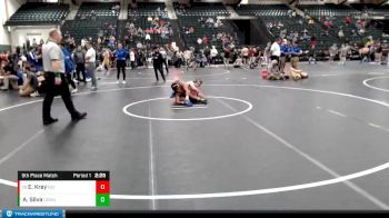 141 lbs 5th Place Match - Ethan Krey, Briar Cliff (Iowa) vs Andrew Silva, Colorado Mesa University