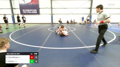 106 lbs Rr Rnd 2 - Kole Davidheiser, Beast Of The East vs Cade Collins, Triumph Black