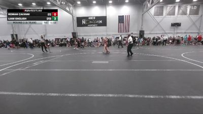 190 lbs Round 2 (6 Team) - Roman Calvani, Botetourt TC vs Liam English, GPS Red