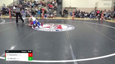 110 lbs Cons. Round 1 - Emmet Mercier, Summit Wrestling Academy vs Finn Roslansky, Victory School Of Wrestling