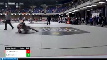 126 lbs Champ. Round 1 - Steven Kaszuba, Naperville Central vs Colton Prosser, Leroy
