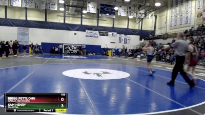 103 lbs Semifinal - Sam Henry, Soldotna vs BRIGG PETTIJOHN, Wasilla High School