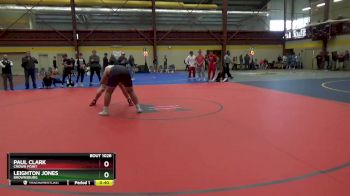 285 lbs Cons. Round 5 - Leighton Jones, Brownsburg vs Paul Clark, Crown Point