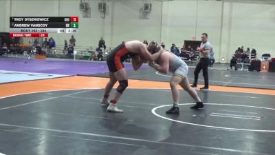 285 lbs Quarterfinal - Troy Dyszkiewicz, Ohio Northern vs Andrew Vanscoy, Baldwin Wallace