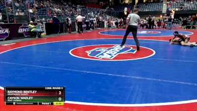 1A-106 lbs Cons. Round 3 - Cayson Wadley, East Laurens vs Raymond Bentley, Oglethorpe County