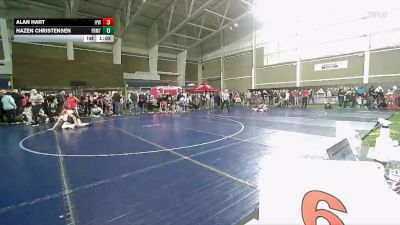 155 lbs Cons. Round 2 - Alan Hart, Iron Pit Wrestling vs Hazen Christensen, Northside Wrestling Club