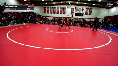 207 lbs Semis & 1st Wrestleback (8 Team) - Lizeth Godina, Mt. San Antonio College vs Paula Aguilar, Sacramento City College