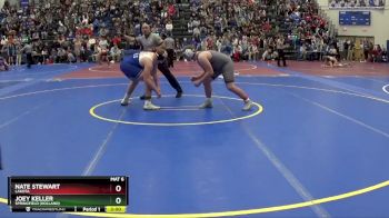 215 lbs Champ. Round 1 - Joey Keller, Springfield (Holland) vs Nate Stewart, LAKOTA