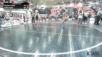 64-67 lbs Rr Rnd 2 - Dakota Fourkiller, Tahlequah Wrestling Club vs Archer Hardison, Verdigris Youth Wrestling