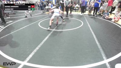 104-115 lbs Rr Rnd 2 - Kiowa Andrews, Berryhill Wrestling Club vs Jaxon Fry, Raw Wrestling Club