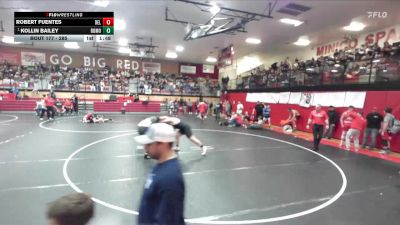 285 lbs Champ. Round 2 - Kollin Bailey, Rocky Mountain vs Robert Fuentes, Declo