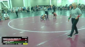 105 lbs Semis & Wb (16 Team) - Isabelle Apple, Team STL Green vs Bianca Elleza Ribeiro-Barbosa, Charlies Angels Florida Black