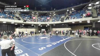 170 lbs Champ. Round 3 - AnnaLizette Gallegos, Elgin (Larkin) vs Claudia Weglarz, Hoffman Estates (Conant)