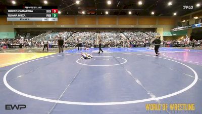 40 lbs Final - Rocco Camarena, SoCal Hammers vs Eliana Meza, Pounders WC