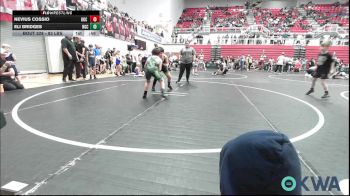 83 lbs Quarterfinal - Nevius Cossio, OKC Saints Wrestling vs Eli Bridges, NGC