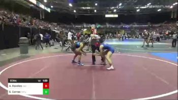 123 lbs Consi Of 16 #1 - Alyssa Randles, Inwtc vs Sofia Correa, Team Takedown