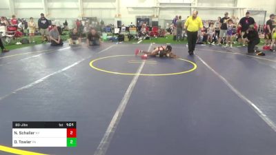 80-J lbs Consi Of 16 #2 - Nikolaus Schaller, NY vs Dekota Towler, PA